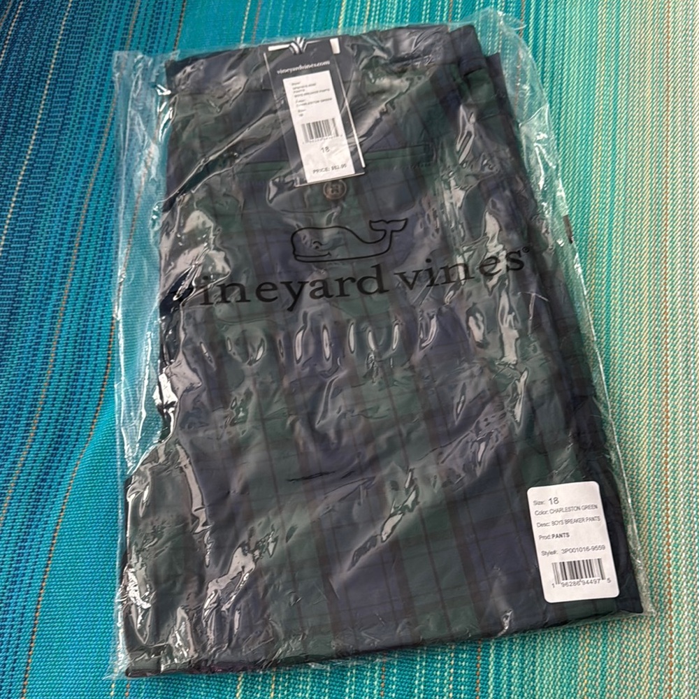 Vineyard Vines Plaid Breaker Pants